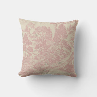 Almofada Toile Florestal Vintage Animais da Floresta Cottag