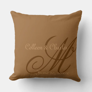Almofada Tom em Monogramas de tonalidade