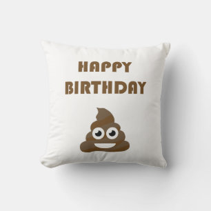 Almofada Tombadilho feliz bonito engraçado Emoji da festa