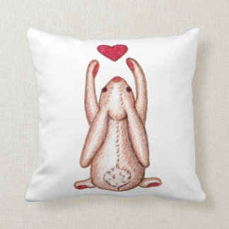 Almofada Tome-o a amores de Somebunny do coração