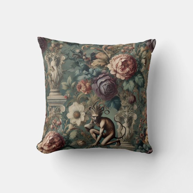 Almofada Tome uma Arco - Design Floral Gótico (Frente)