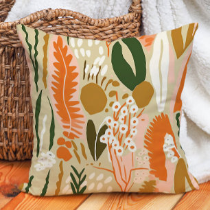 Almofada Tonalidade Terra Verde Oliva Terracota Laranja Abs