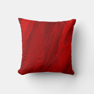 Almofada tons abstrato diagonais de design vermelho