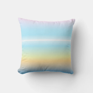 Almofada Tons de crepúsculo da paleta de Pastel ombre