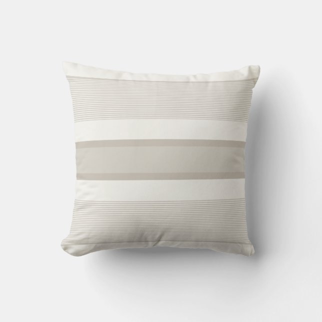 Almofada Tópico de Harmonia de Cores Elegante Moderno, Stri (Frente)
