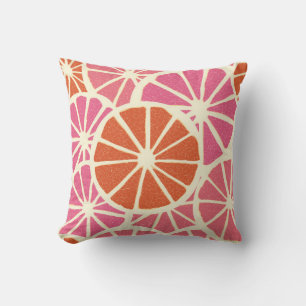 Almofada Toranjas (grapefruit), em pedaços, sem costura, d