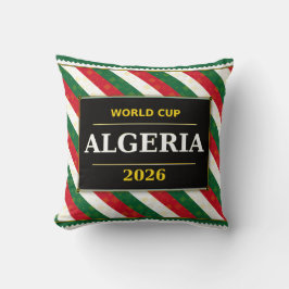 Almofada Torcida de Futebol da Argélia 2026 com Padrões Inc