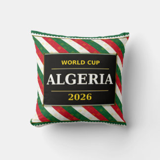 Almofada Torcida de Futebol da Argélia 2026 com Padrões Inc