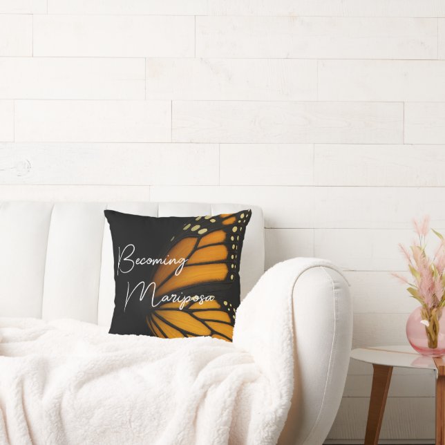 Almofada Tornando-se Borboleta Monarca Mariposa Asa (Sofá)
