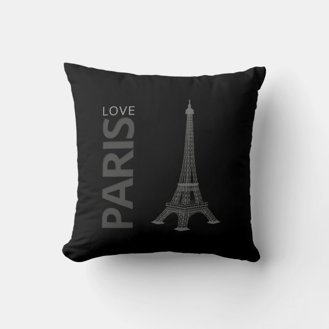 Almofada Torre Eiffel adorável de Paris | do amor (Frente)