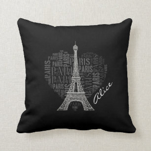 Almofada Torre Eiffel adorável de Paris do amor