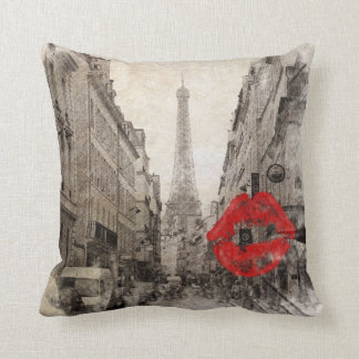 Almofada torre Eiffel de Paris da paisagem do outono do