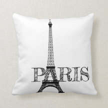 Torre Eiffel preto e branco de Paris