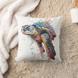 Almofada Tortuga marina multicolor
