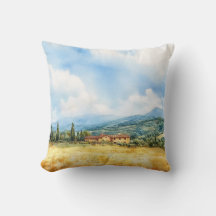 Toscana Mediterrânea Rural Aquarela Rústica