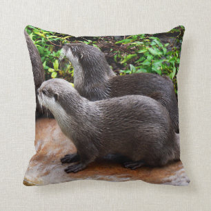 Almofada Totalmente Bonito, Otters, Lounge Cushion.