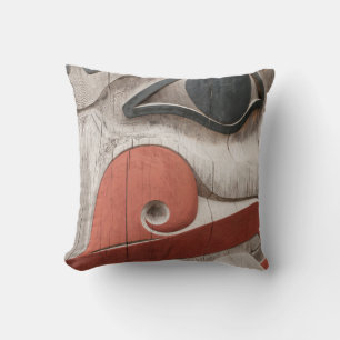 Almofada Totens no Museu do Centro de Patrimônio Haida