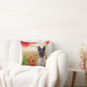 Almofada Toto Dog Cat AI Saiu Travesseiro decorativo Errado