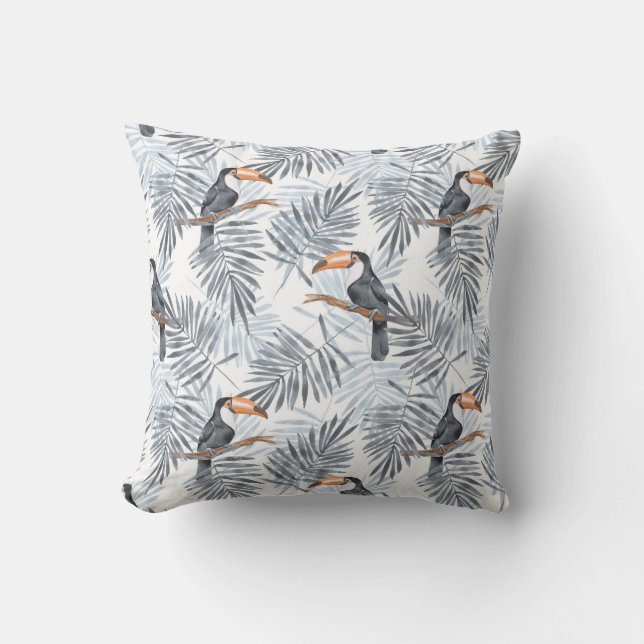 Almofada Toucan cinzento (Frente)