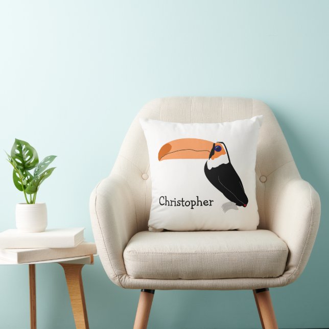 Almofada Toucan Design Personalizado (Cadeira)