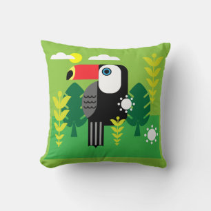 Almofada Toucan Tropical Bird
