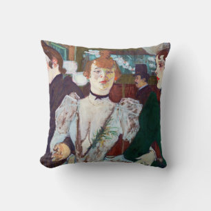 Almofada Toulouse-Lautrec - La Goulue chegando ao Rouge
