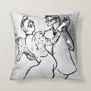 Almofada Toulouse-Lautrec: La Goulue e Valentin, Valsa
