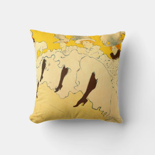 Almofada Toulouse Lautrec Yellow Dancing Girl Poster