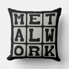 Almofada Trabalho com metal, Trabalhando com metal