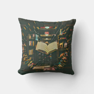 Almofada Trabalho de arte de amante de livros