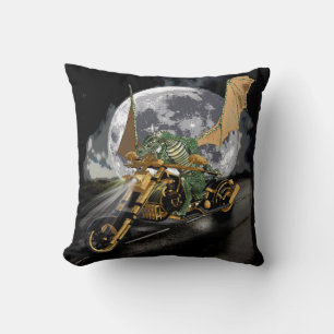 Almofada Trabalho de arte de Dragão e Fantasia da Lua