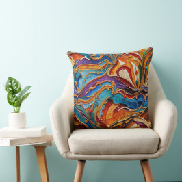 Almofada trabalho de arte de superfície do abstrato 1211 - 