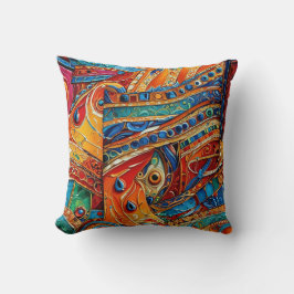 Almofada trabalho de arte de superfície do abstrato 1214 - 