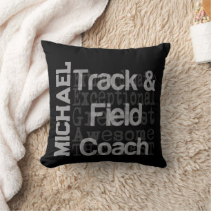Almofada Track e Field Coach Extraordinaire PERSONALIZADO