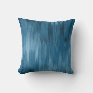 Almofada Traços de Abstrato monocromático, Azul