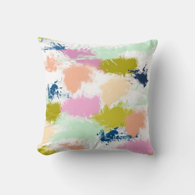 Almofada Traços, tintas (Frente)