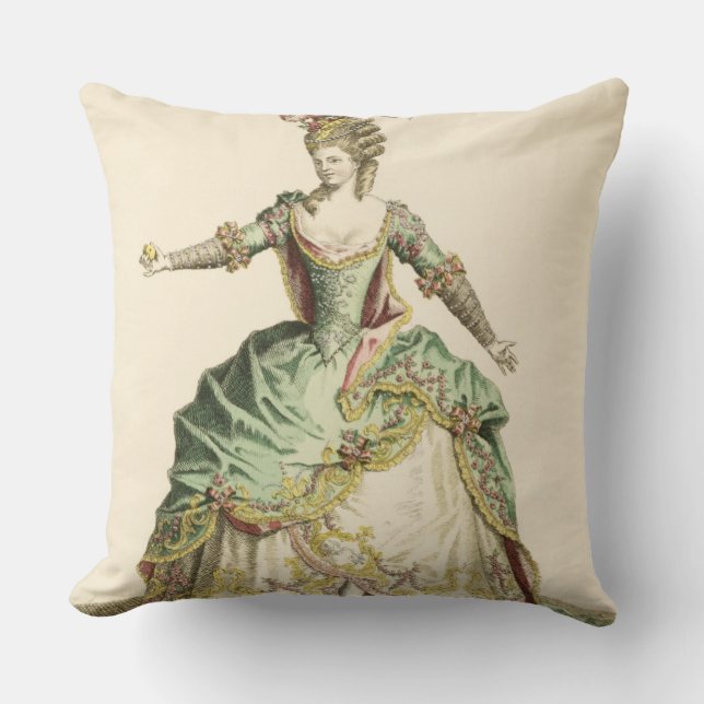 Almofada Traje para Venus em diversas óperas, gravado por t (Frente)