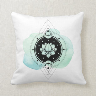 Almofada Trajeto das estrelas de Lotus da lua do *~* ao