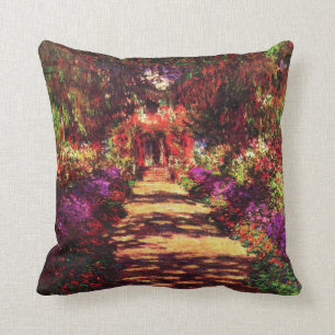 Almofada Trajeto do jardim por Claude Monet