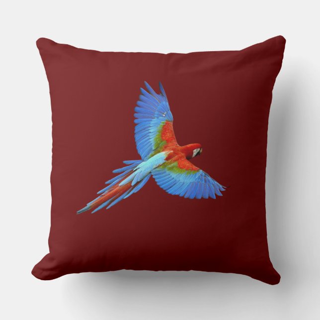 Almofada "Tranquilidade Tropical: Paraíso Joga Pillo (Frente)