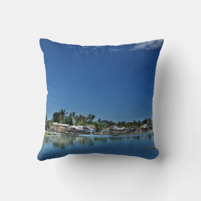 Almofada Tranquility in a fishing village on Mindoro Island (Verso)