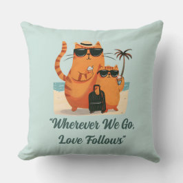 Almofada Travelling Cat Love Moment