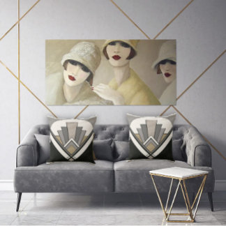 Almofada Travesseira Art Deco