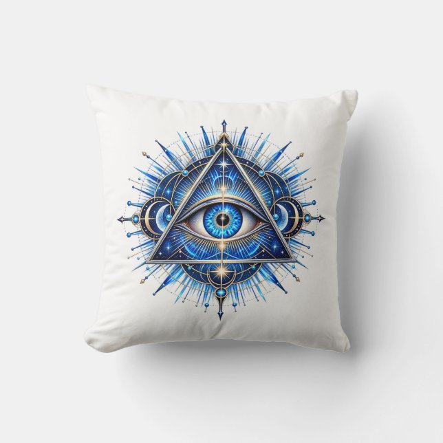 Almofada Travesseira Cobalt Orbit Eye (Frente)
