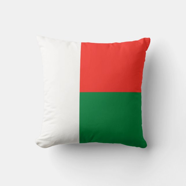 Almofada Travesseira da Bandeira de Madagascar (Frente)