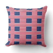 Travesseira de Arremesso da Bandeira Americana – E