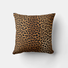 Almofada Travesseira de Arremesso Estampa Leopardo Glamorat