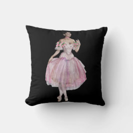 Almofada Travesseira de Bailarina em Aquarela