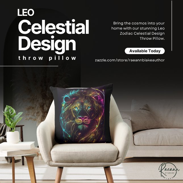 Almofada Travesseira Decorativa com Desenho Celestial de Le (Criador carregado)
