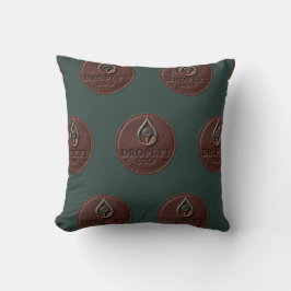 Almofada Travesseira Decorativa com Logo Rústico Droplyt Go